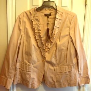 Talbots dusty rose jacket